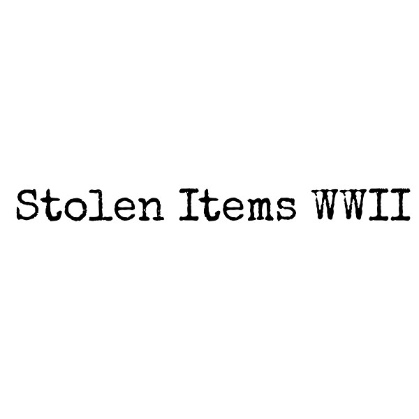 Stolen Items World War II